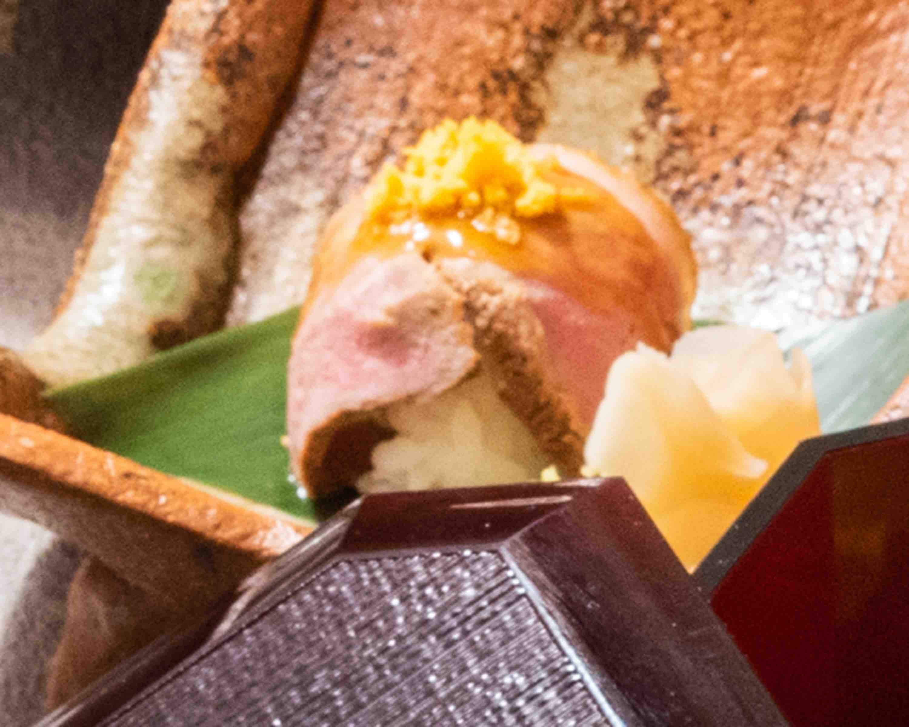 【凌　ぎ】合鴨ロースト手毬寿司 